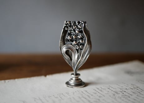 muguet , silver stamp