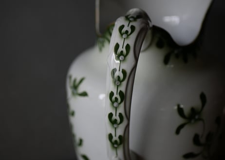 【HOLD・お取り置き】ヤドリギ　宿り木　ピシェ　バドンヴィレ　水差し　花器　フランスアンティーク
