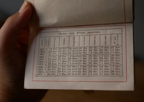 ミセル　祈祷書　聖杯　フランスアンティーク　アンティークのある生活