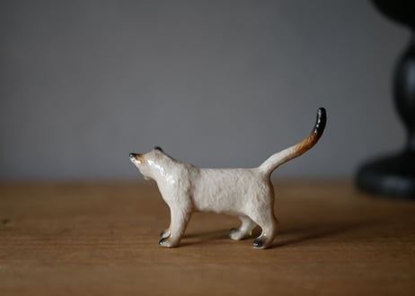猫　フィギュリン　フランスアンティーク　ブロカント　ヴィンテージ