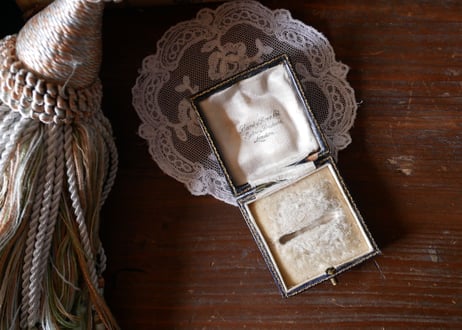 英国アンティーク　England antique jewerly case