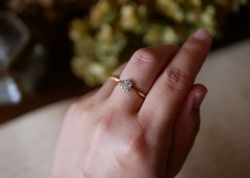 RESERVED 予約済 18ct アンティークリング 指輪 18金 RESERVED 予約済 18ct アンティークリング 指輪 18金