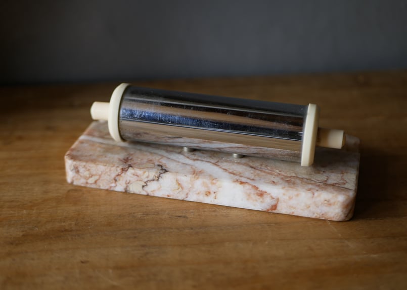 大理石の万年カレンダー フランス語 アンティークカレンダー フランス