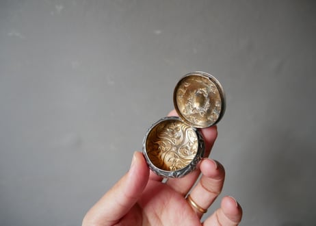 フランスアンティーク　ピルケース　 リングケース