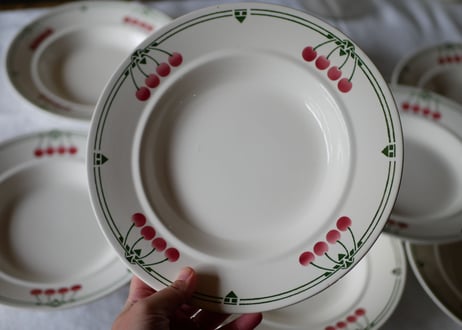残→4　Cherry plate