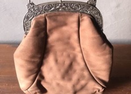 仏アンティーク レザーバッグ