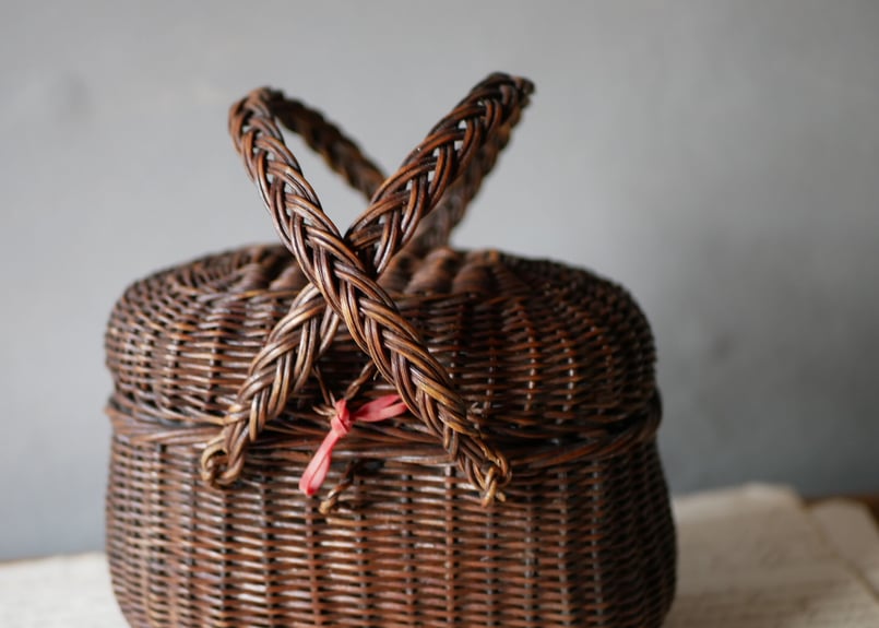 antique doll panier ❀ * 小さなバスケット カゴ doll panier