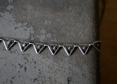 フィリグリー　ヴィンテージネックレス　フランスアンティーク　アンティークネックレス