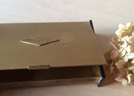 仏アンティーク　シガレットケース　ゴールド