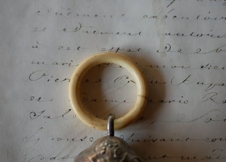 sterling silver baby rattle