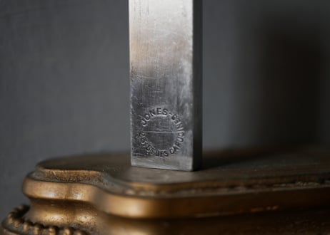 2 Metal engraving , monogramme　フランスアンティーク
