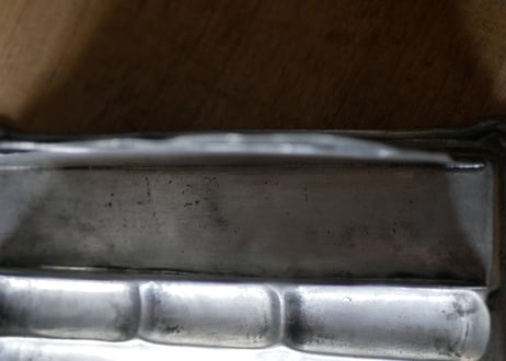 ピューター製　レターホルダー　フランスアンティーク　ブロカントのある暮らし