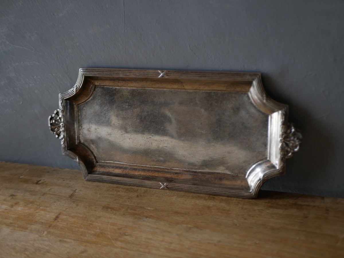 シルバープレート アンティークトレイ フランスアンティーク