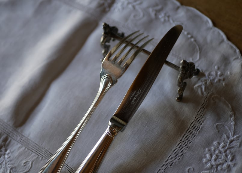 ブロン　クリストフル⭐️テーブルナイフ 専用ケース付き　未使用中古品 ブロン様専用 クリストフル⭐️テーブルナイフ 専用ケース付き 未使用