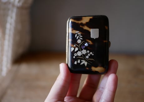 鼈甲のポルトモネ　ナポレオン3世　フランスアンティーク　アンティークのある生活