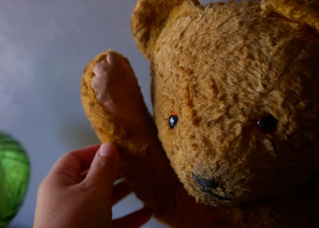フランスアンティーク くまのぬいぐるみ テディベア