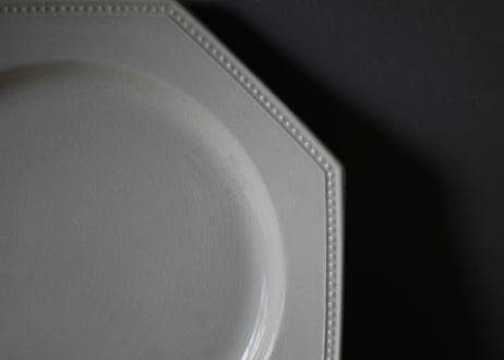 no.4 MONTEREAU クレイユモントロー　オクトゴナル　フランスアンティーク　アンティーク皿