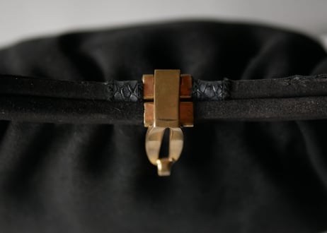 ノワールバッグ　フランスアンティーク　ヴィンテージ