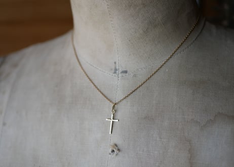 Cross, K18 Pendant top