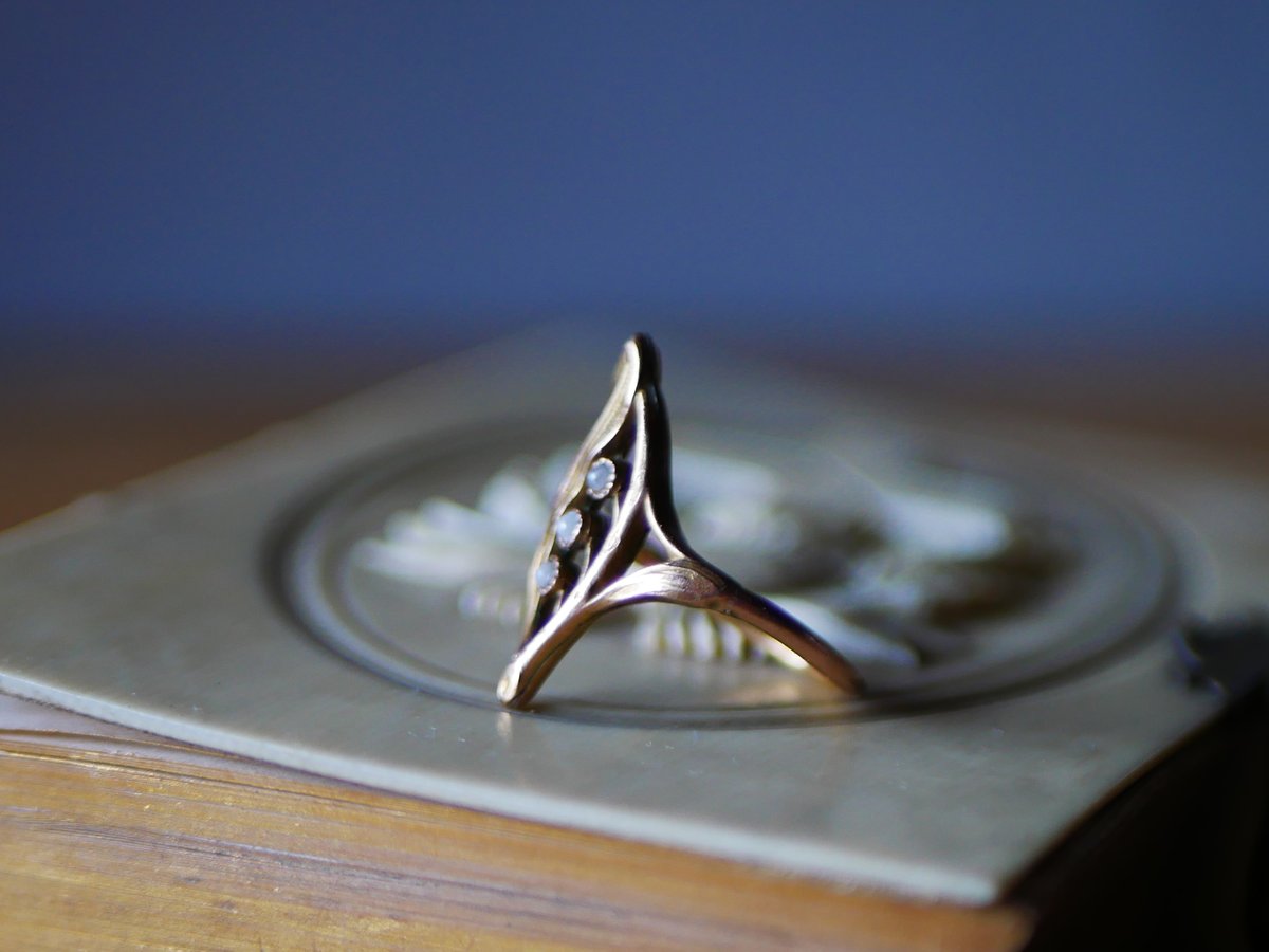 FIX フランスアンティーク 鈴蘭モチーフ すずらん 指輪 リング