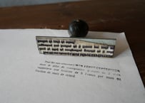 antique stamp フランスアンティーク　長文