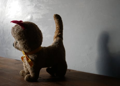 フランスアンティーク　子猫　シュタイフ