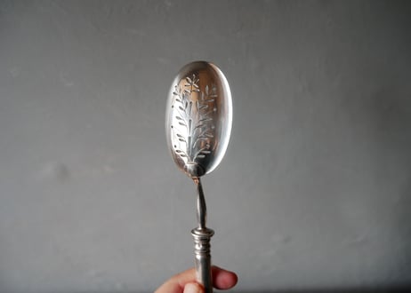美しいアイスクリーム用スプーン　シルバー