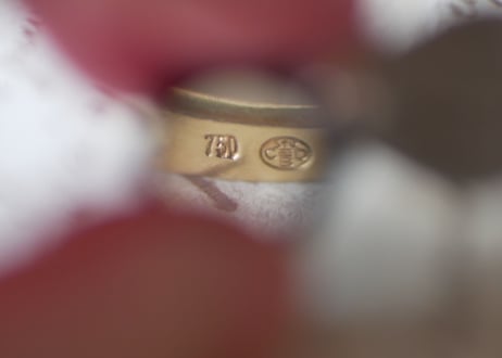【御予約品】FR-20  Colorful Ring , K18 french ring