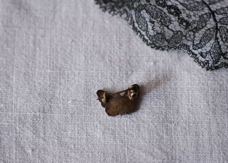 プチブローチ バタフライ ちょうちょ フランス brocante ブロカント