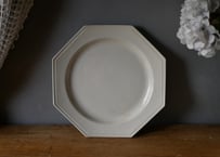 no.4 MONTEREAU クレイユモントロー　オクトゴナル　フランスアンティーク　アンティーク皿