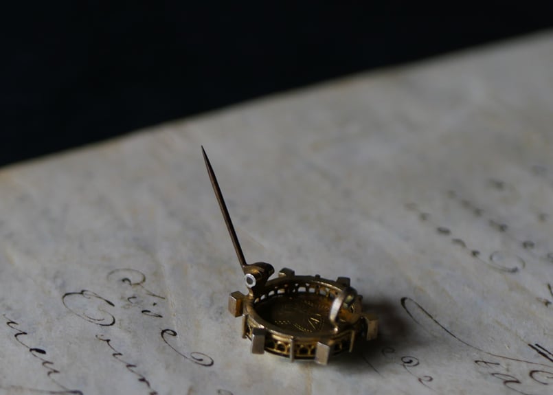 エナメルシリーズ part.8 ミニアチュール 純銀製 フランスアンティーク