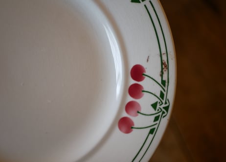 →残1  dessert plate