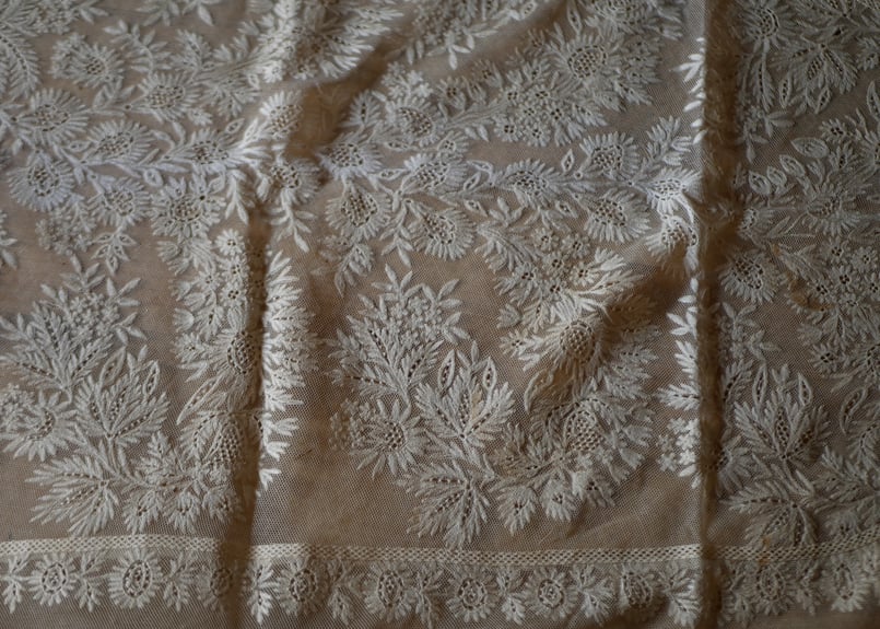 アンティークレース テーブルクロス フランスアンティーク