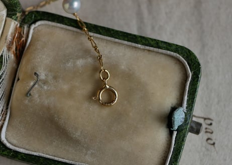 18K pearl＆filigree Necklace