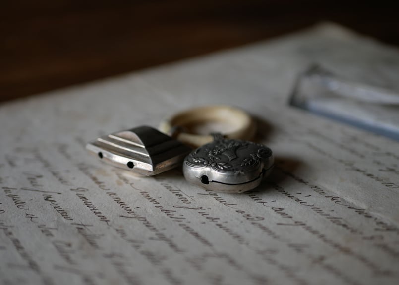 ベビーラトル 純銀 シルバー製 フランスアンティーク ブロカント