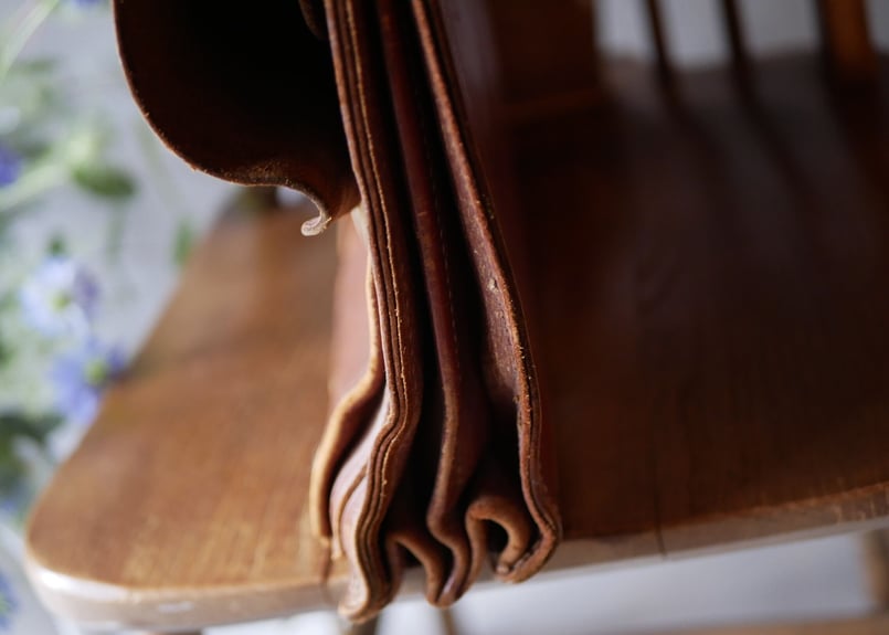 PARISの古いレザーバッグ フランスアンティーク | mamantique