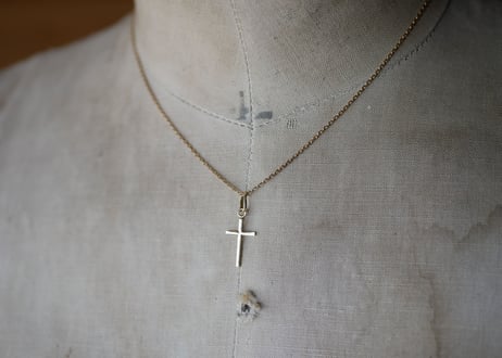 Cross, K18 Pendant top