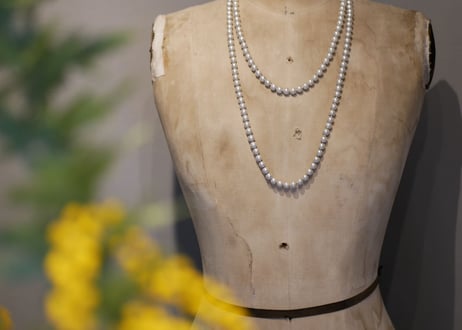 glass beads necklace