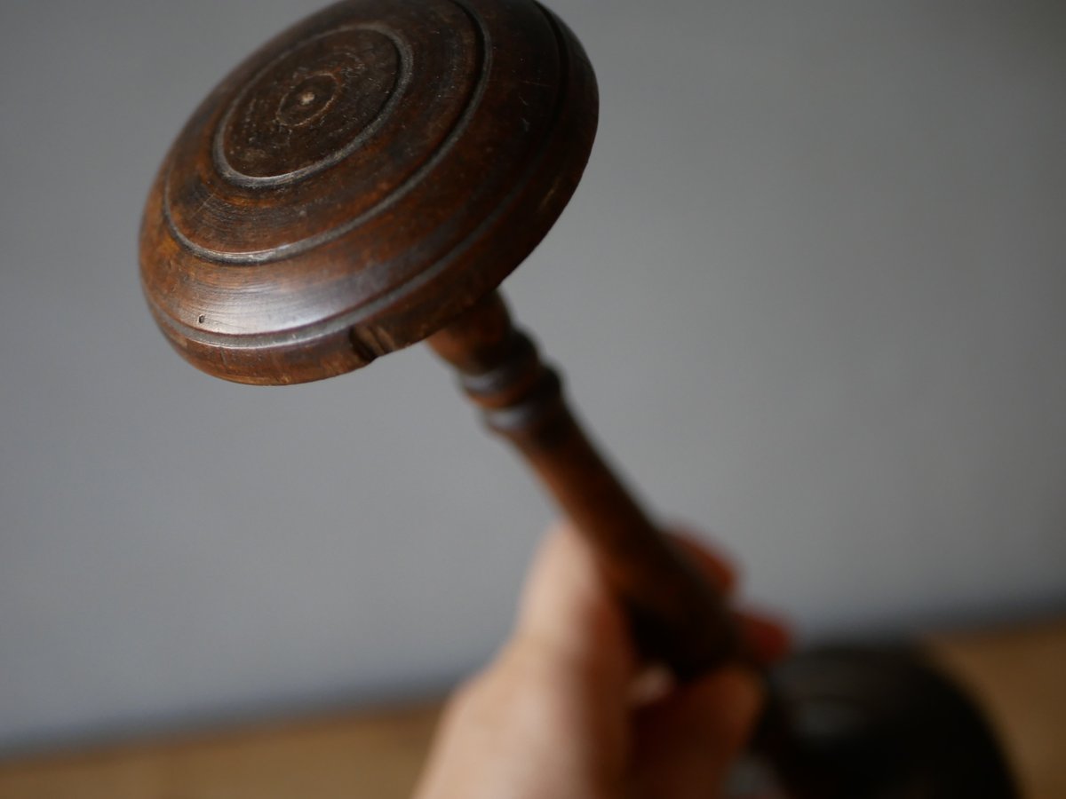 フランス　アンティーク　ハットスタンド　ピンクベージュ z431.A_dai1.jpg