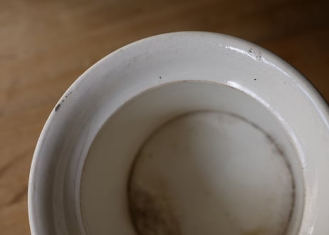 クレイユモントロー　陶器のポット　フランスアンティーク　ブロカントのある暮らし