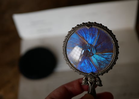 Hand mirror of Morpho