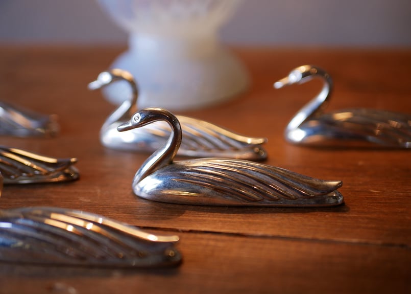 swan , cutlery rest | mamantique