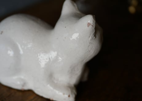 猫のオブジェ　フランスアンティーク