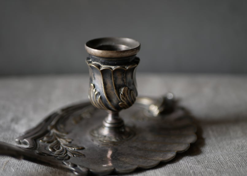 クリストフル CHRISTOFLE キャンドルホルダー キャンドルスタンド