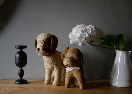 オールドトイ　DOG　犬　ワンちゃん　フランスアンティーク　ブロカントのある暮らし