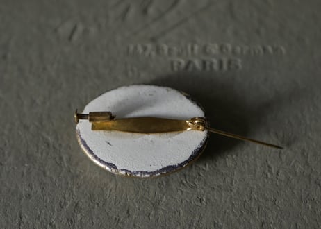 貴婦人ブローチ　フランスアンティーク　ブロカントのある暮らし