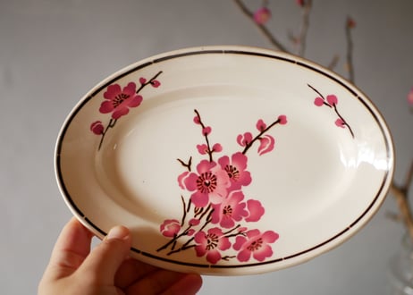 Fleurs de pêche 【桃の花】ラヴィエ フランスアンティーク