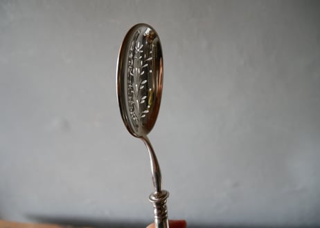 美しいアイスクリーム用スプーン　シルバー