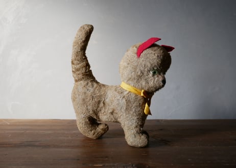 フランスアンティーク　子猫　シュタイフ