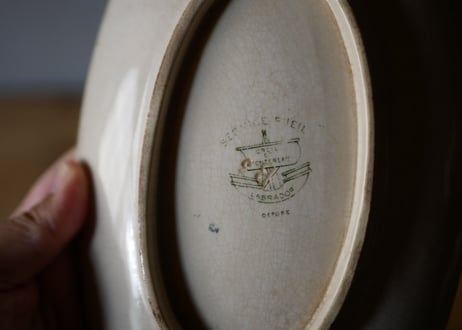 クレイユモントロー　creil et montereau 　 ラヴィエ　フランスアンティーク　ブロカントのある暮らし